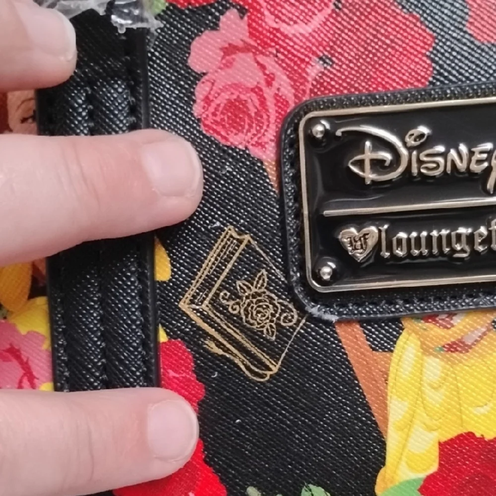 Loungefly‎ Disney Beauty & The Beast Princess Belle Floral Bag And Wallet Set